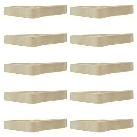 Specialty Diamond 1-1/2 Inch x 30 Inch Felt Polishing Belt - Metabo 626323000, PK 10 HPGFB-10